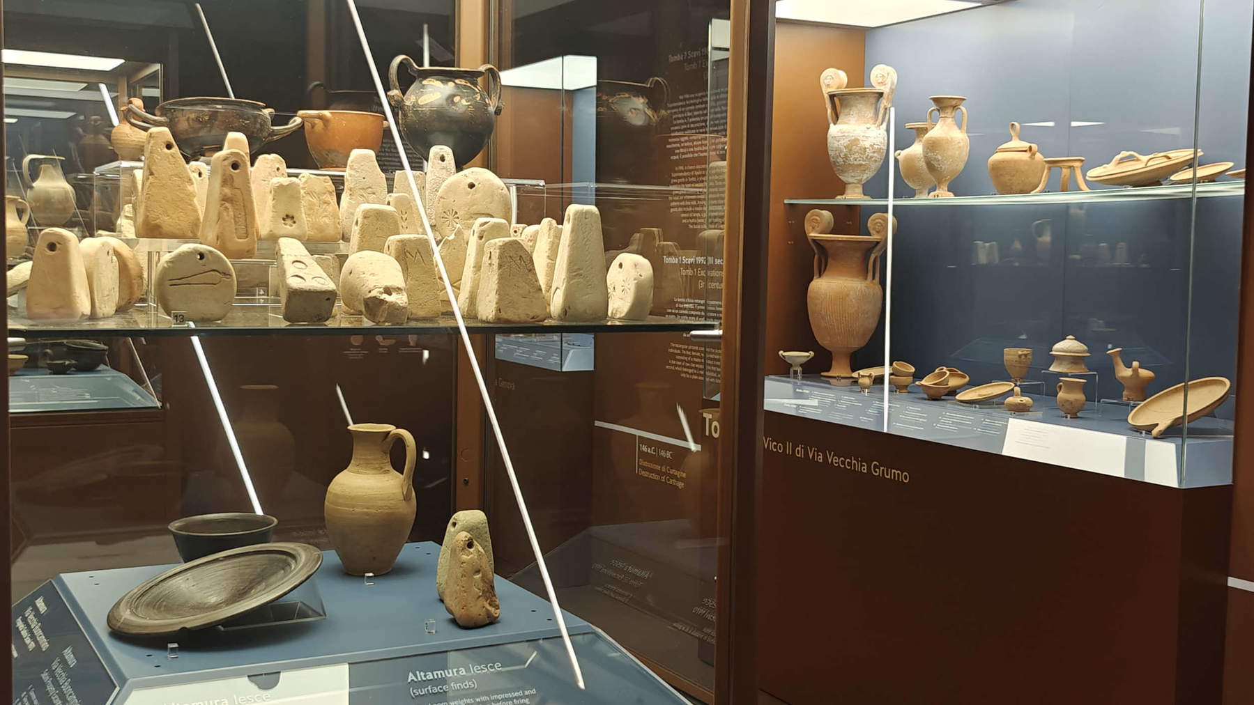 Nueva exposición del Museo Arqueológico Nacional de Altamura. Foto: Castillo Suevo de Bari - Dirección Regional de Museos Nacionales de Apulia