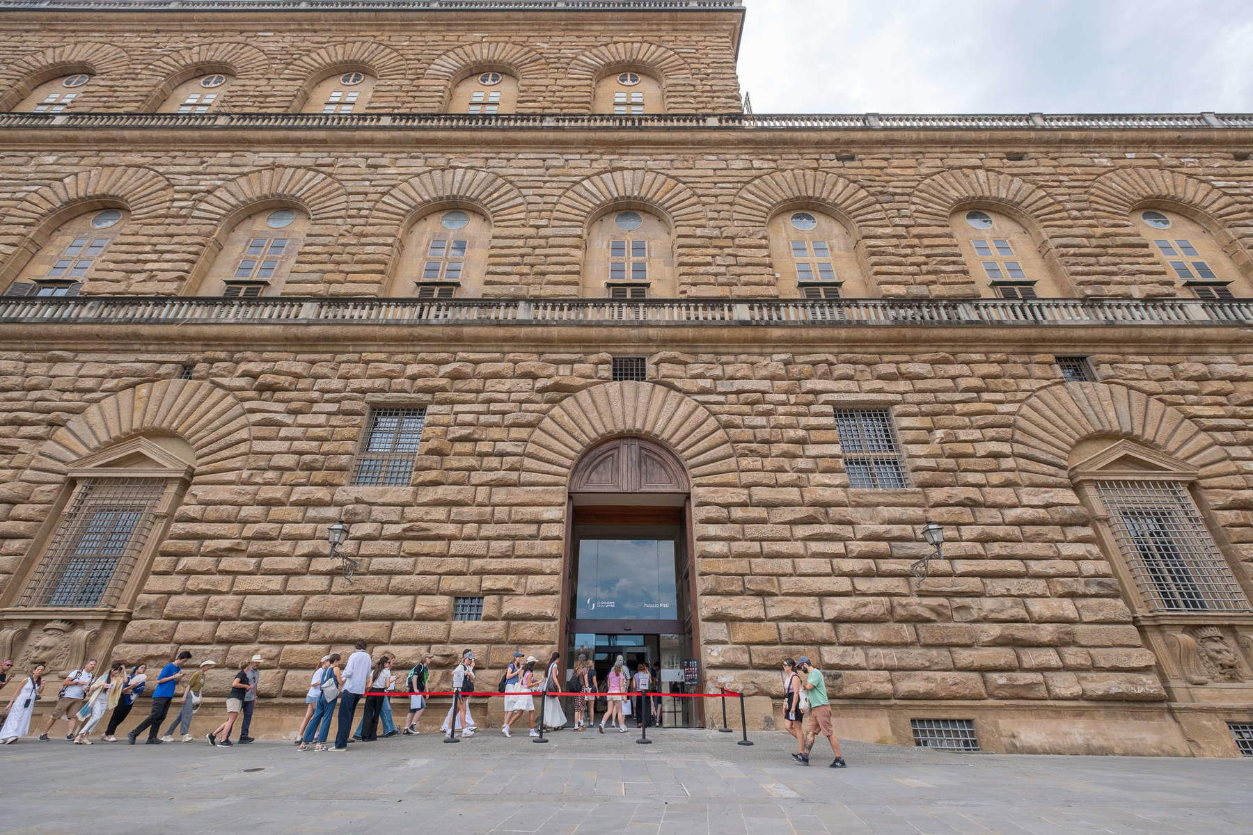 Le palais Pitti, la nouvelle entrée