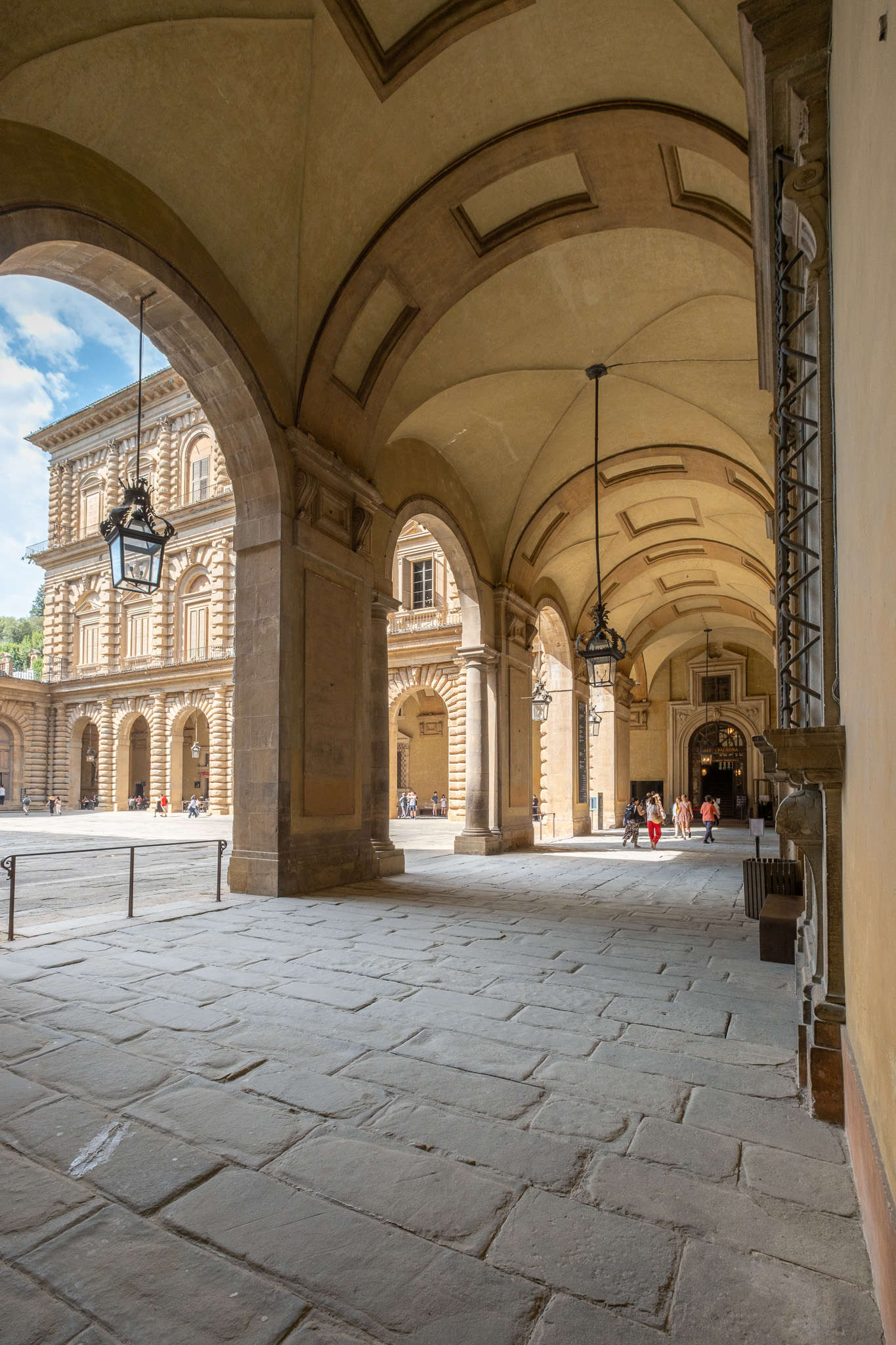 Le palais Pitti, la nouvelle entrée