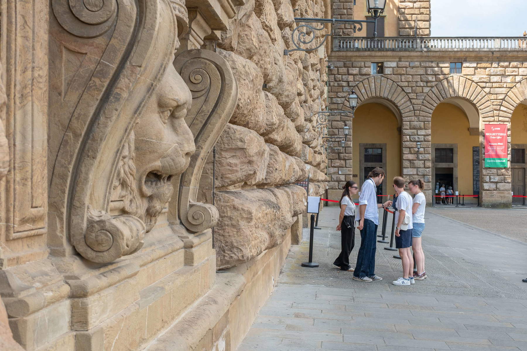 Le palais Pitti, la nouvelle entrée