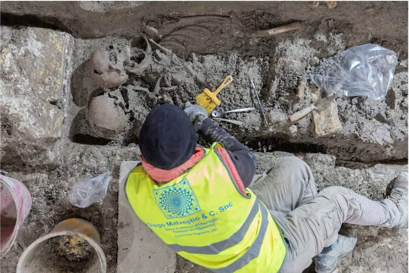 La découverte de la basilique de l'Antiquité tardive d'Oderzo. Photo : Soprintendenza ABAP pour les provinces de Padoue, Trévise et Belluno