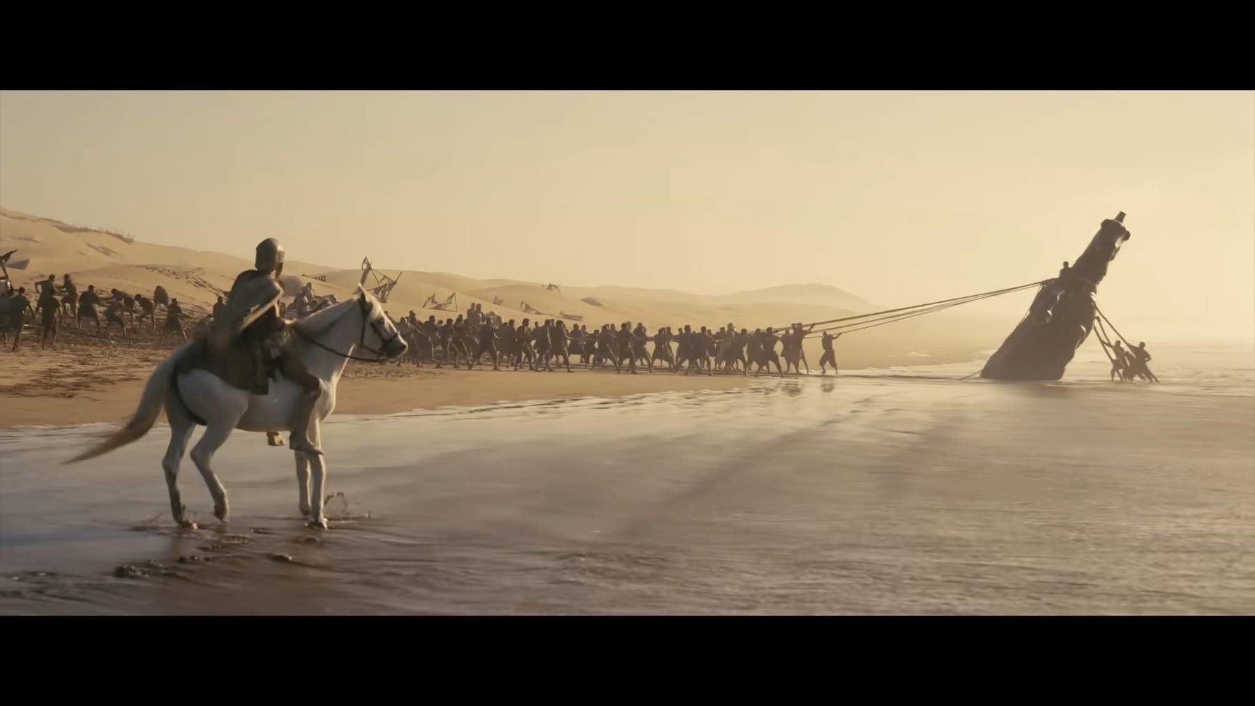 Standbild aus dem Film „Odyssee“ von Christopher Nolan