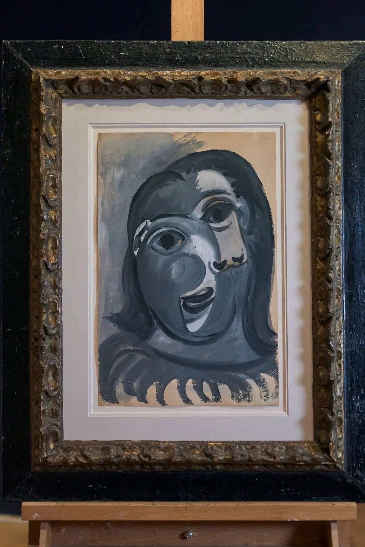 Pablo Picasso, T&ecirc;te de femme (1941; gouache on paper, 38.9 x 25.4 cm) Photo: &copy; Succession Picasso, Paris 2025