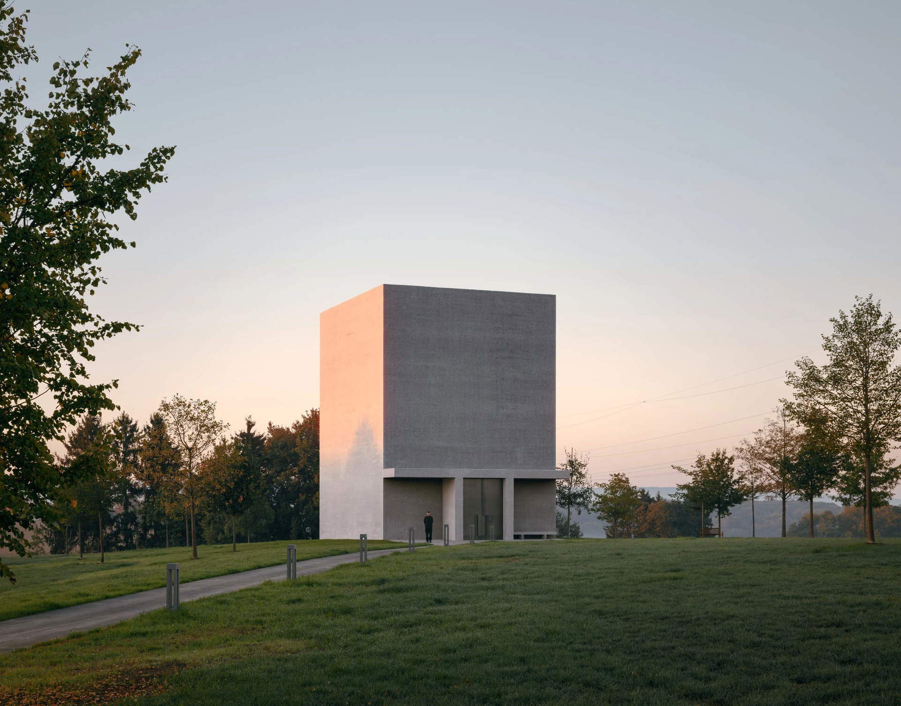 The pavilion designed by David Chipperfield. Photo: Studio Menges Tugushi
