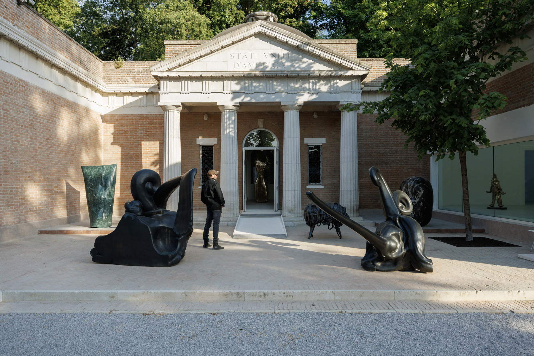 Il Padiglione degli USA alla Biennale di Venezia 2026. Foto: Andrea Avezz&ugrave;