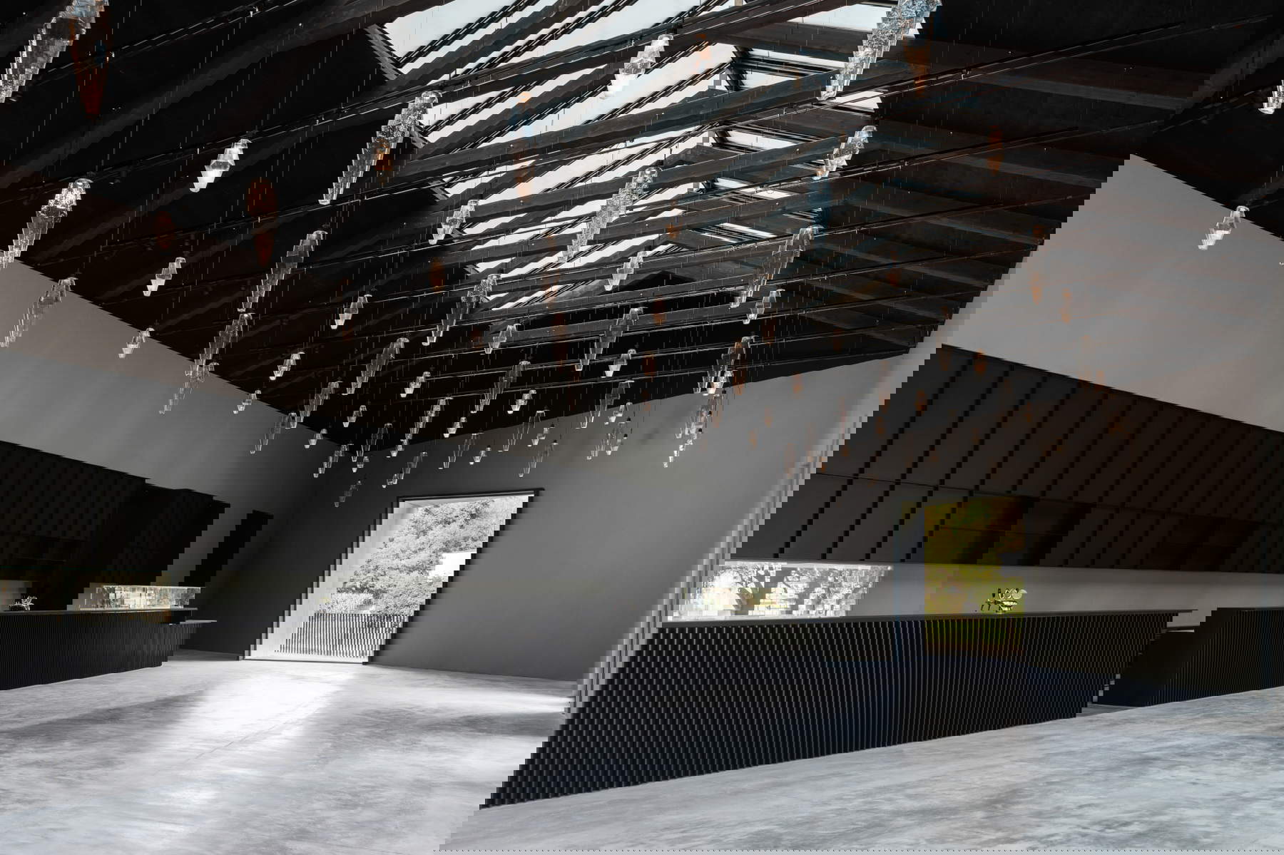 Cafeteria interior. Photo by Giuseppe Miotto, Marco Cappelletti. Marco Cappelletti Studio. Courtesy of La Biennale di Venezia.