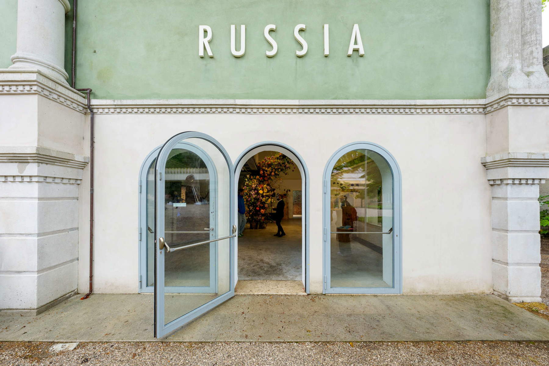 Russischer Pavillon auf der Biennale von Venedig 2026. Foto: Andrea Avezz&ugrave;