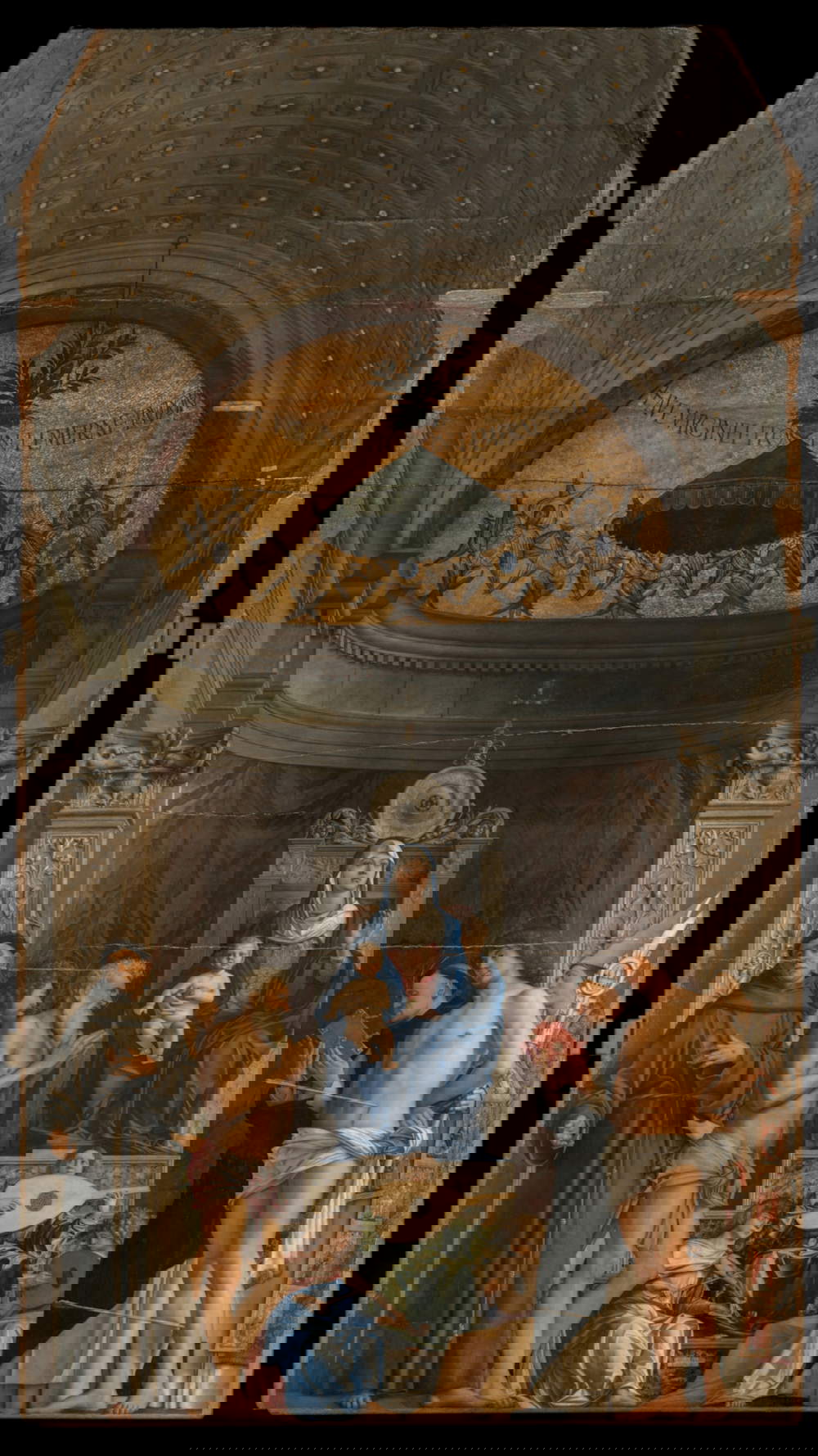 Das Altarbild des Heiligen Hiob vor der Restaurierung. Foto: Davide Bussolari