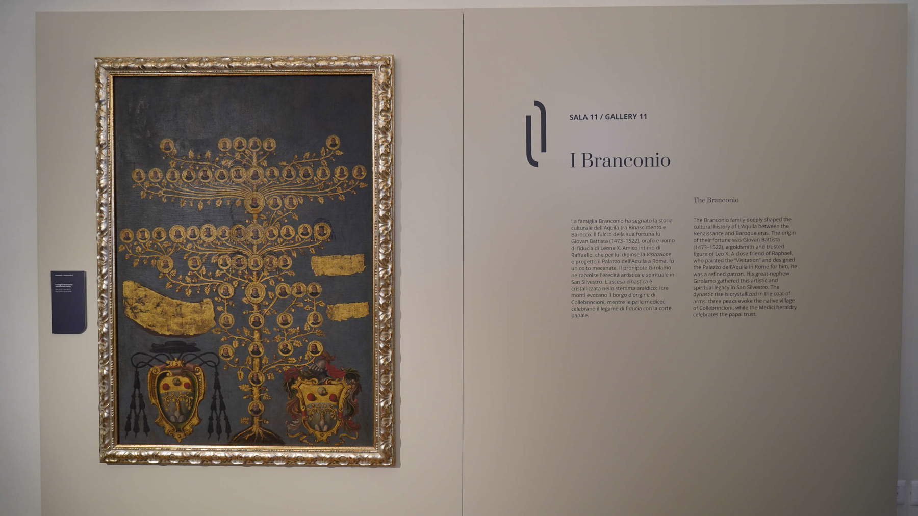 Palacio Farinosi Branconi, L'Aquila. Foto: La Galería de BPER