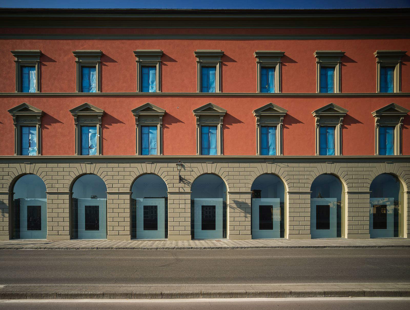La facciata di Palazzo San Giorgio