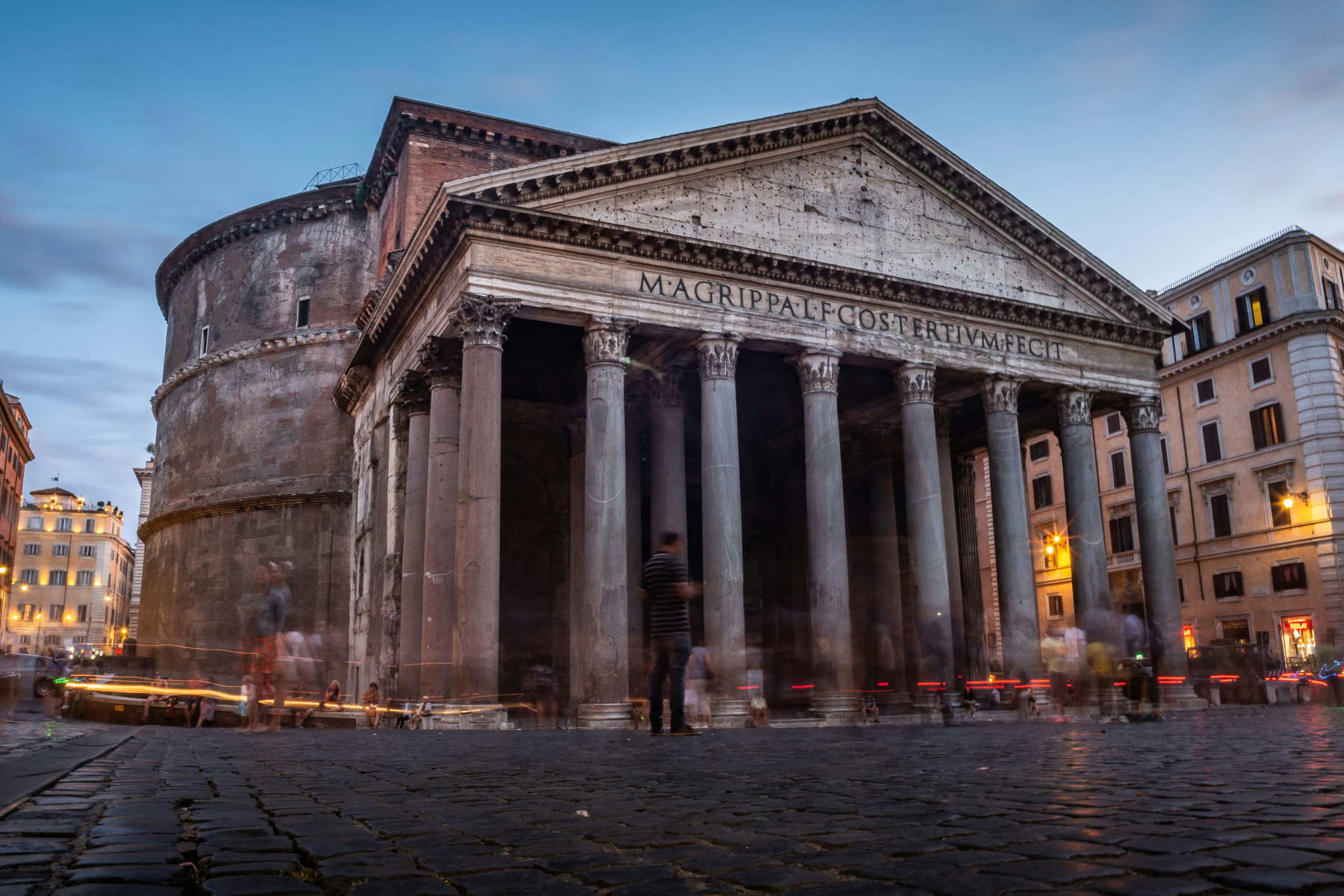 The Pantheon at night. Photo: Daniel Klaffke