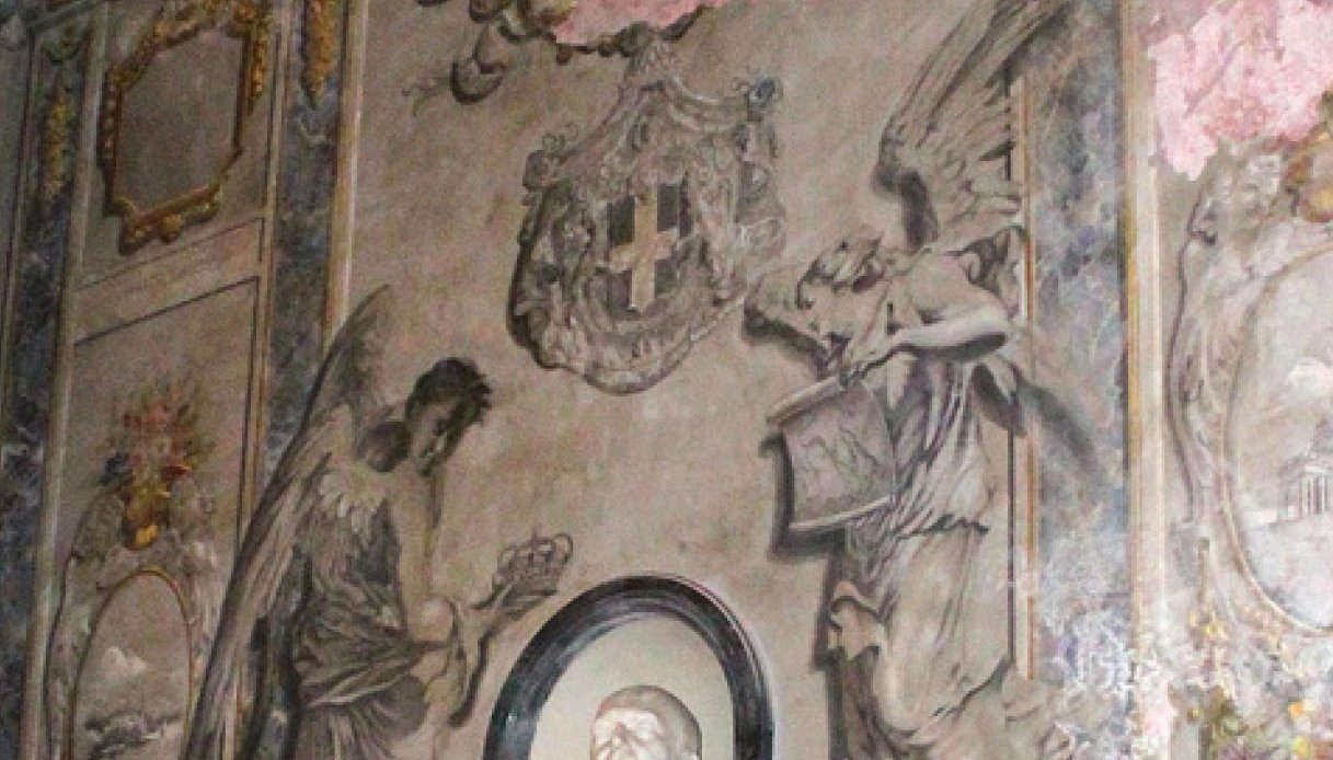 Com'era la parete prima del restauro