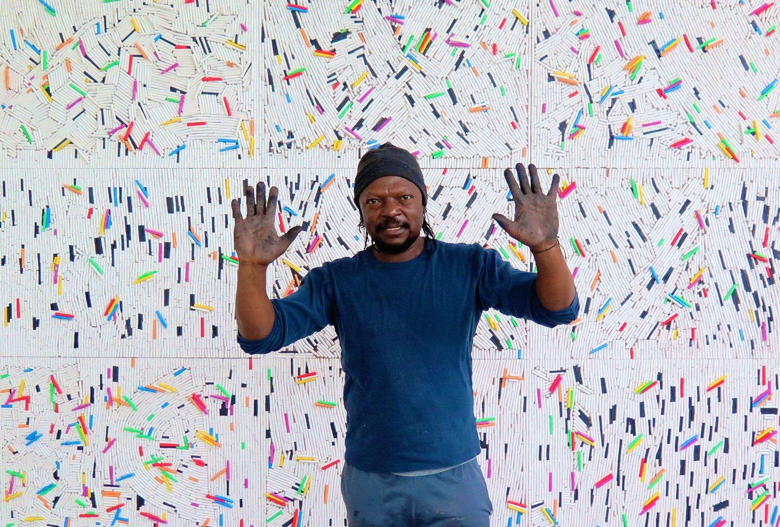 Pascale Marthine Tayou, 2014. Cortesía de la artista GALLERIA CONTINUA. Foto: &copy; Lorenzo Fiaschi