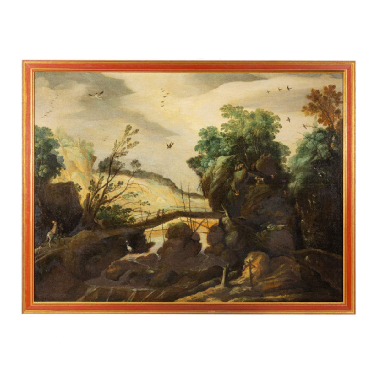 Paul Bril, Paesaggio (Olio su tela, 149&nbsp;x&nbsp;202&nbsp;cm). Foto: Wannenes