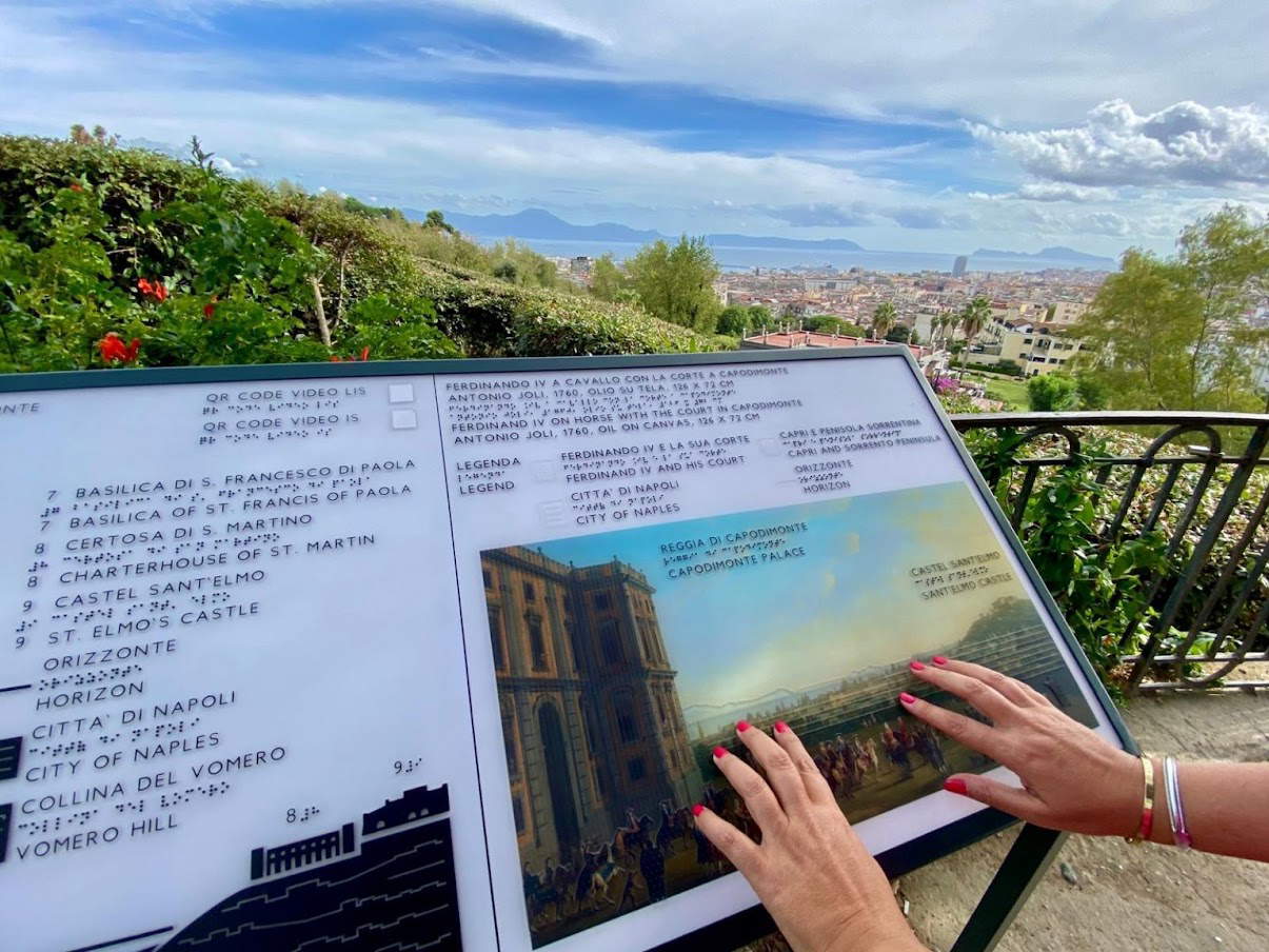 The tactile-olfactory path of the Real Bosco di Capodimonte