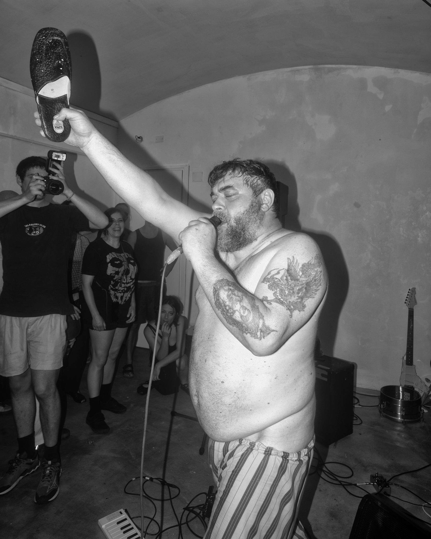 Performance by Jacopo Benassi. Photo: Francesco Capitani