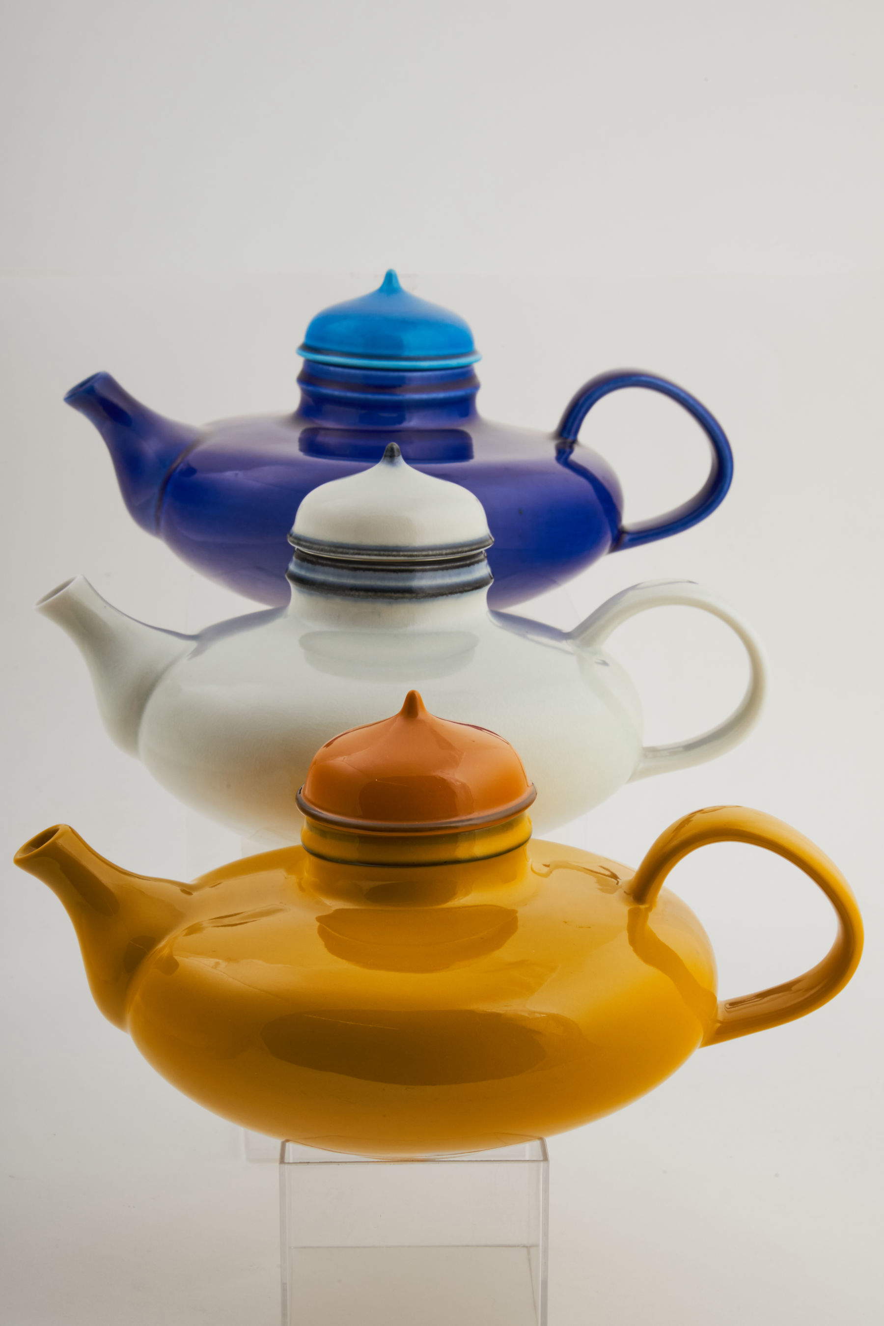 Inger Persson, POP Series Teapot, R&ouml;rstrand, Sweden - Gold Medal from the President of the Chamber of Deputies for Industrial Design at the 27th International Competition of Artistic Ceramics, Faenza 1969