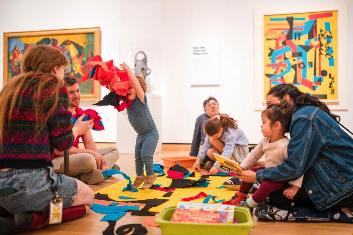 Philadelphia Museum of Art, educational activities. Photo: Albert Yee