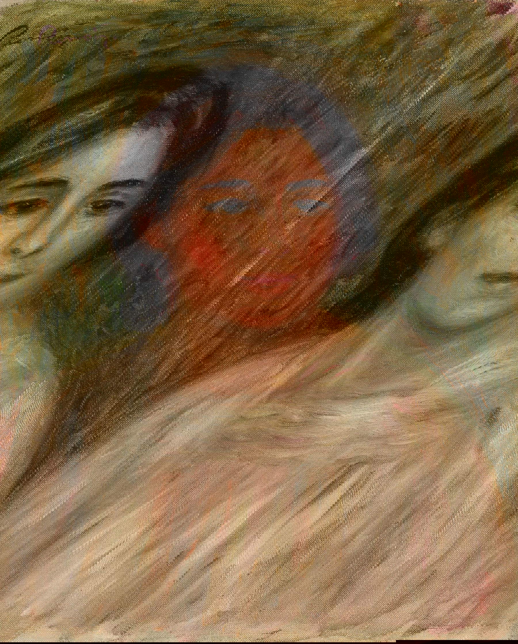 Pierre-Auguste Renoir, Gabrielle &agrave; la blouse blanche (1907)