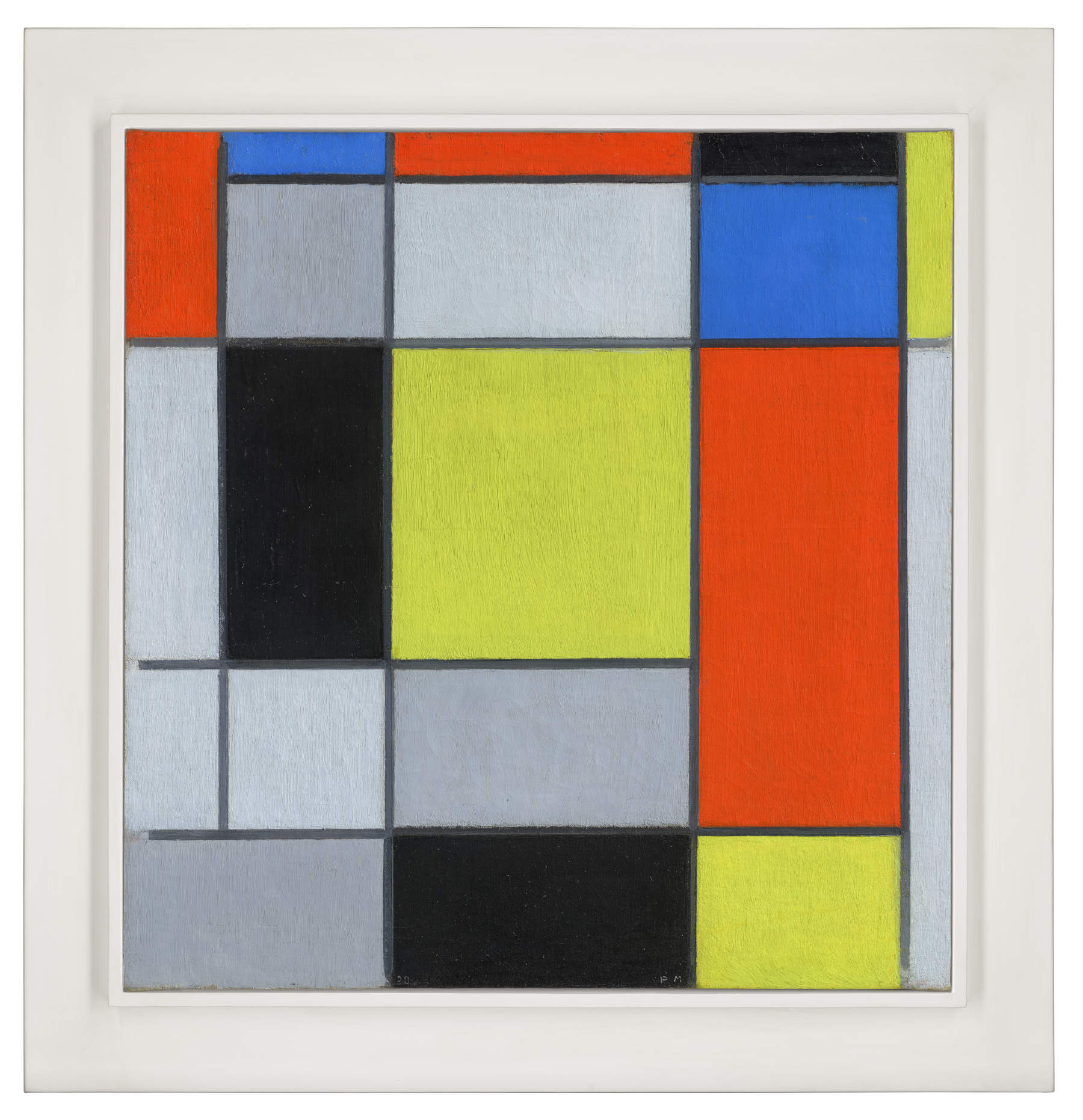 Piet Mondrian, Composition III (1920). Estimate: 20–30 million pounds (approximately 23.3–35 million euros). Photo: Courtesy of Christie&rsquo;s