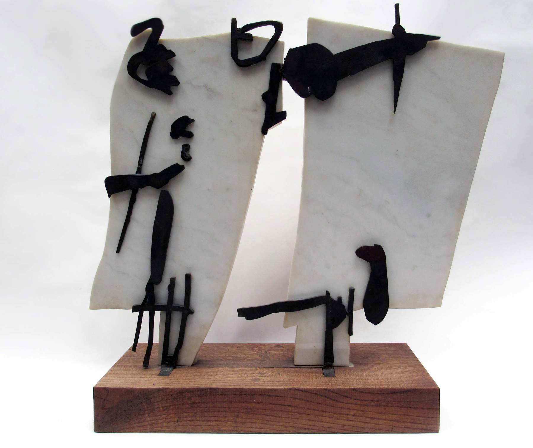 Pietro Consagra, „Colloquio“ (1960; Fondazione Arnaldo Pomodoro)