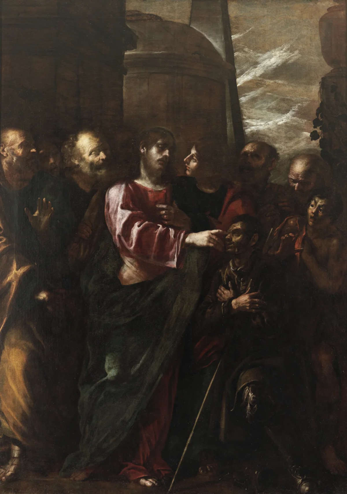 Pietro Martire Neri, La curación del ciego de nacimiento (Cremona, Museo Ala Ponzone)