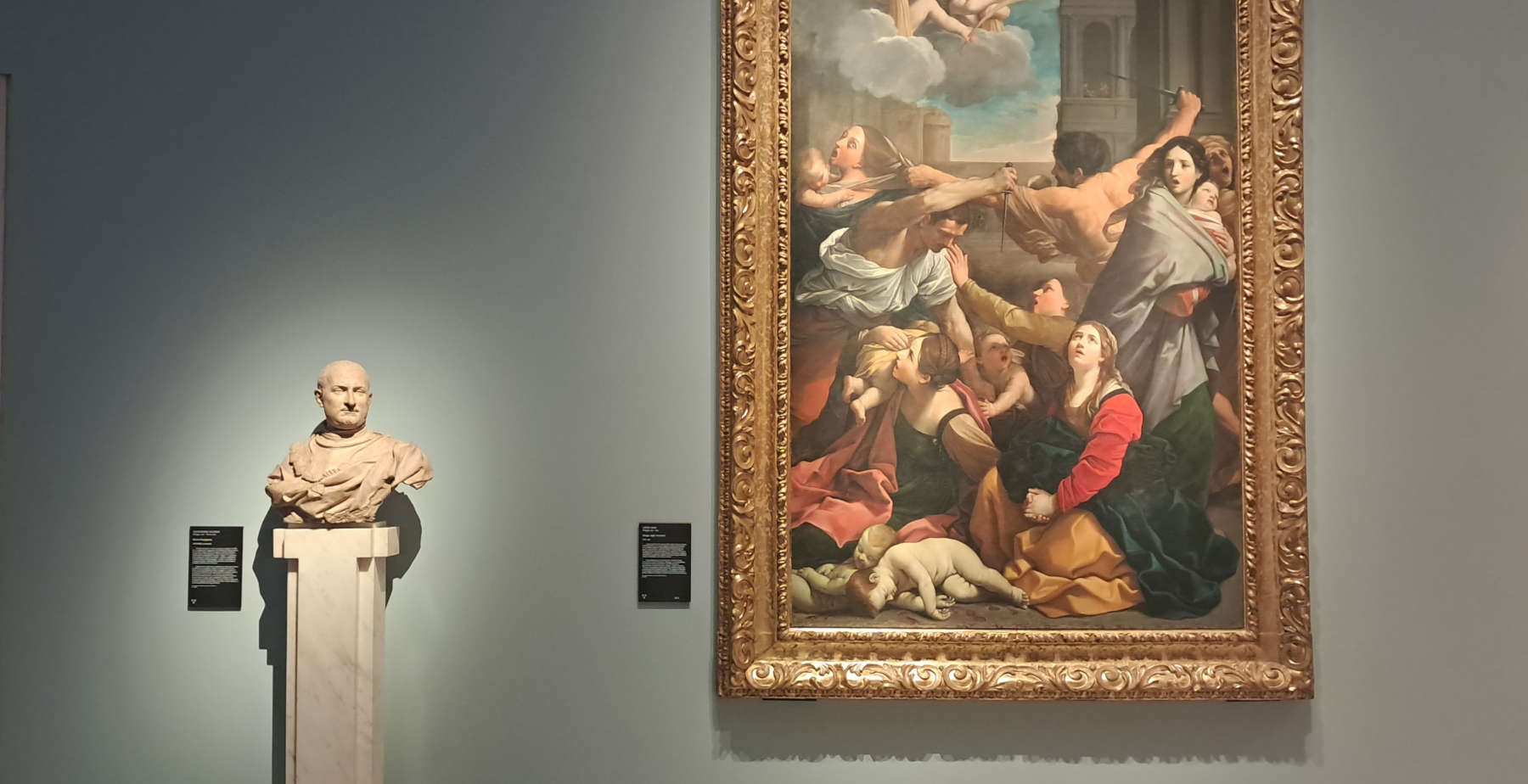 The National Art Gallery in Bologna is once again hosting an exhibition of sculpted portraits of the great masters