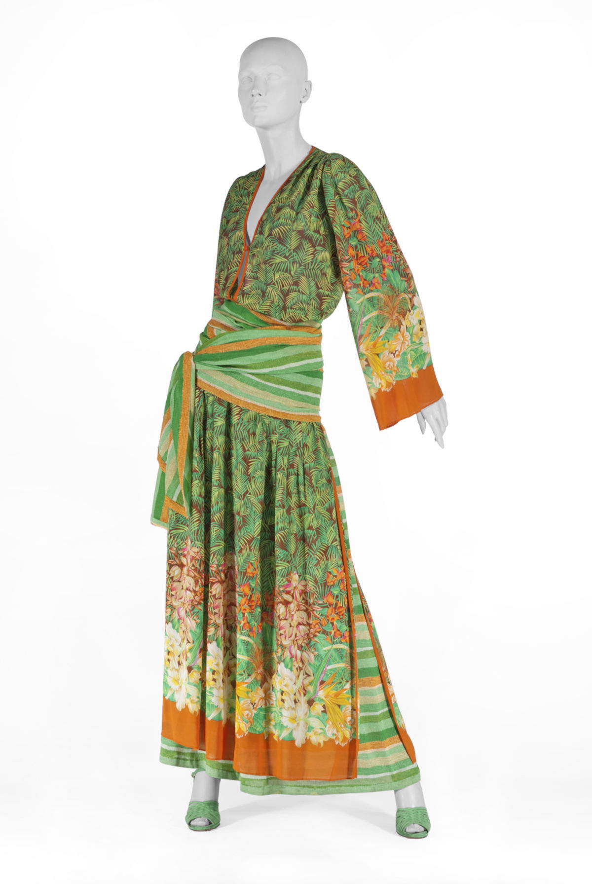 Pino Lancetti, Printed Women’s Dress (1976; Enrico Quinto and Paolo Tinarelli Collection)