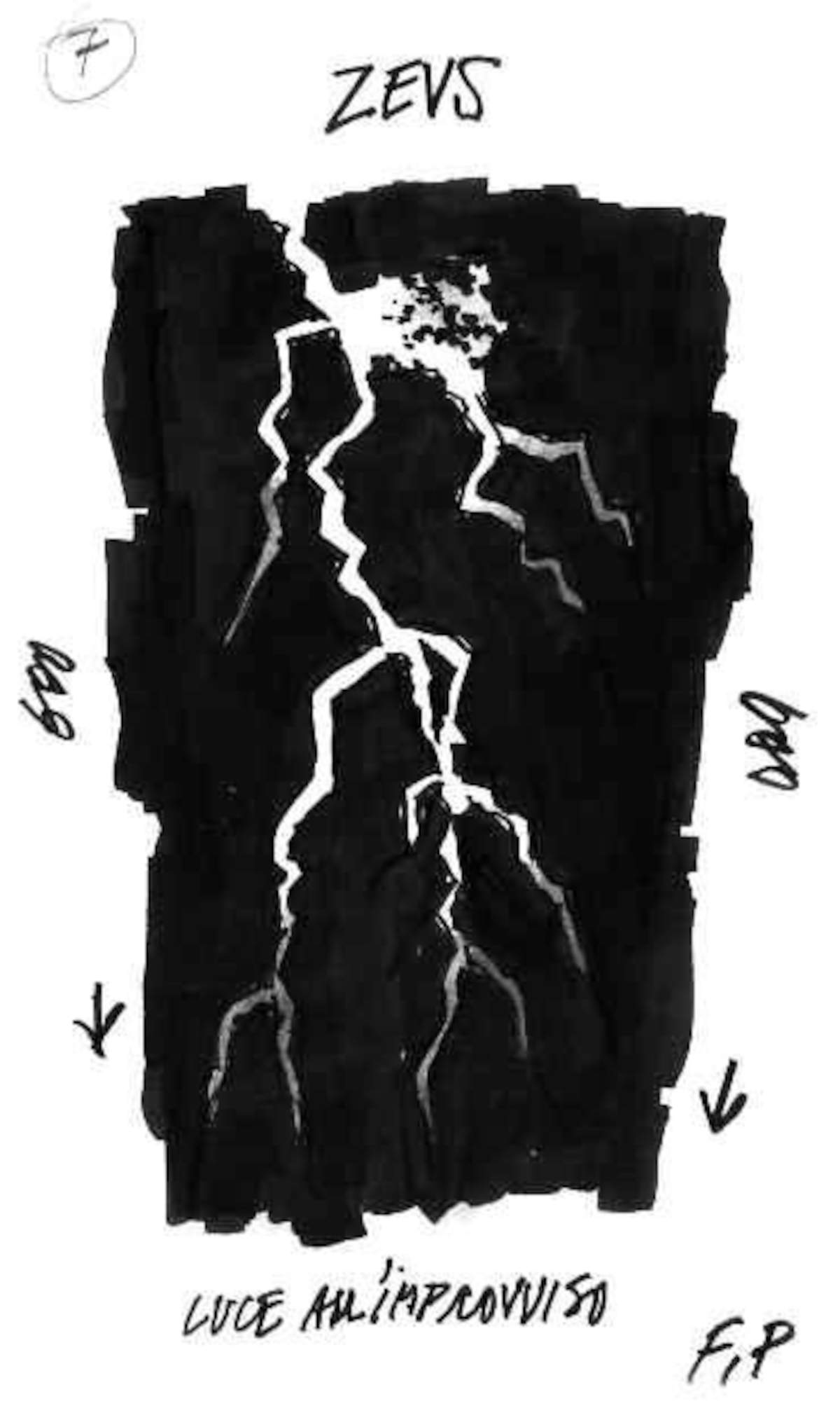 Fabrizio Plessi, Bozza per la proiezione Zeus, Monumenta (2012)