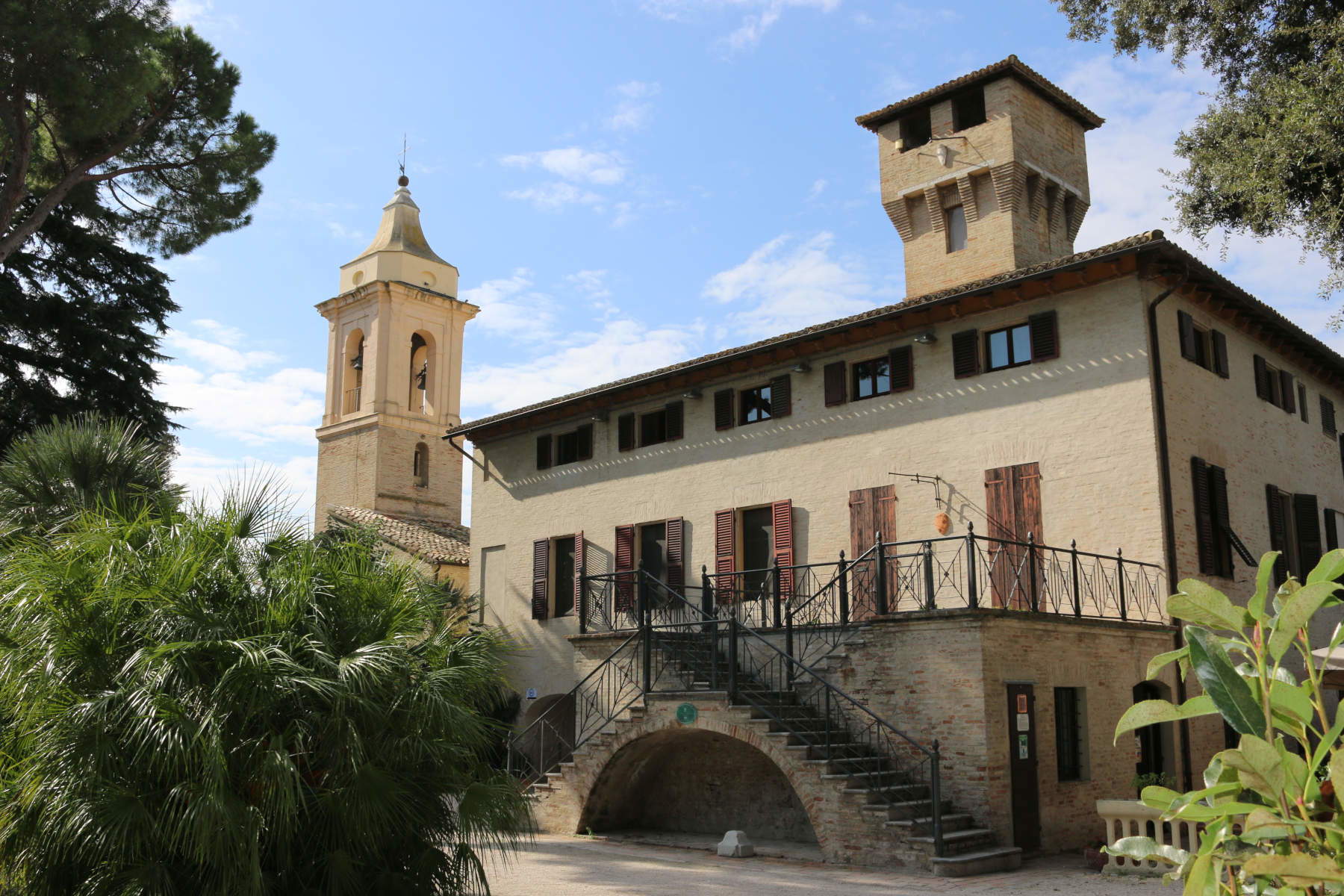 Polverigi, Villa Nappi e il parco. Foto: Fondazione Marche Cultura