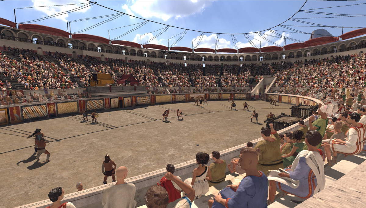 App Portyl, Amphitheater. Foto: Archäologischer Park von Pompeji