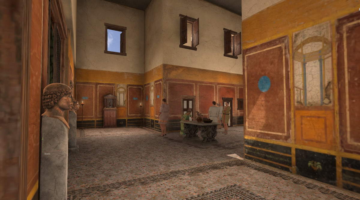 App Portyl, Das Haus des Zitherspielers. Foto: Archäologischer Park von Pompeji