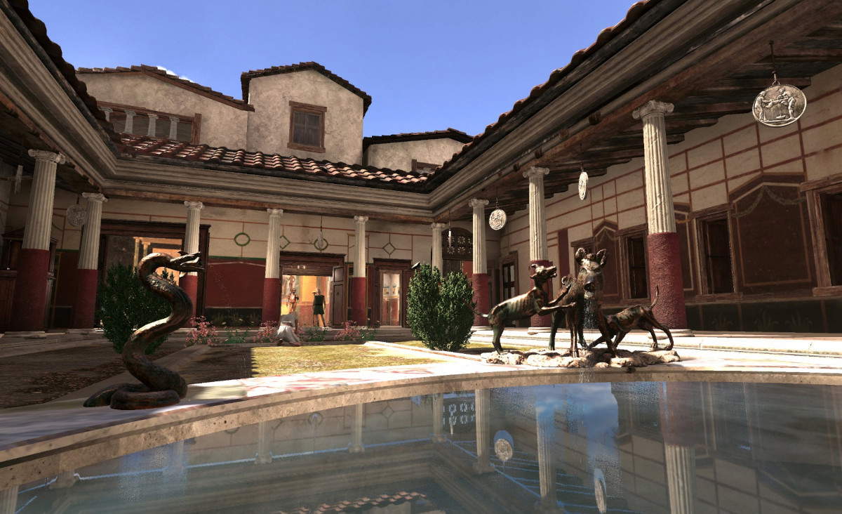 App Portyl, Das Haus des Zitherspielers. Foto: Archäologischer Park von Pompeji