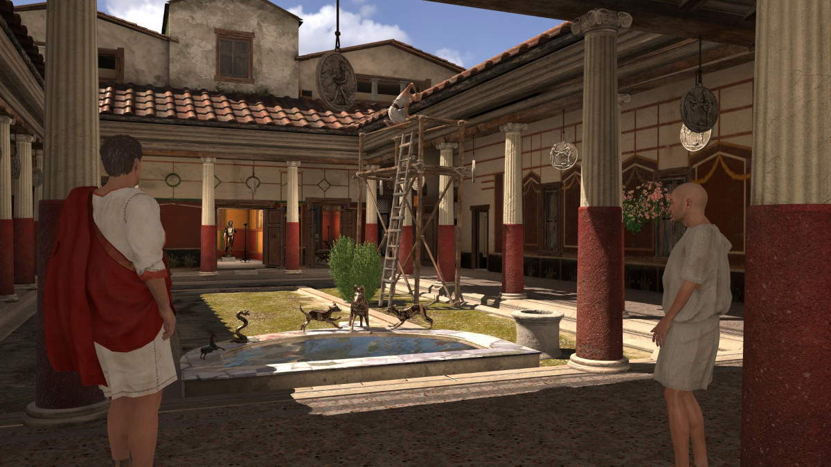 App Portyl, Das Haus des Zitherspielers. Foto: Archäologischer Park von Pompeji