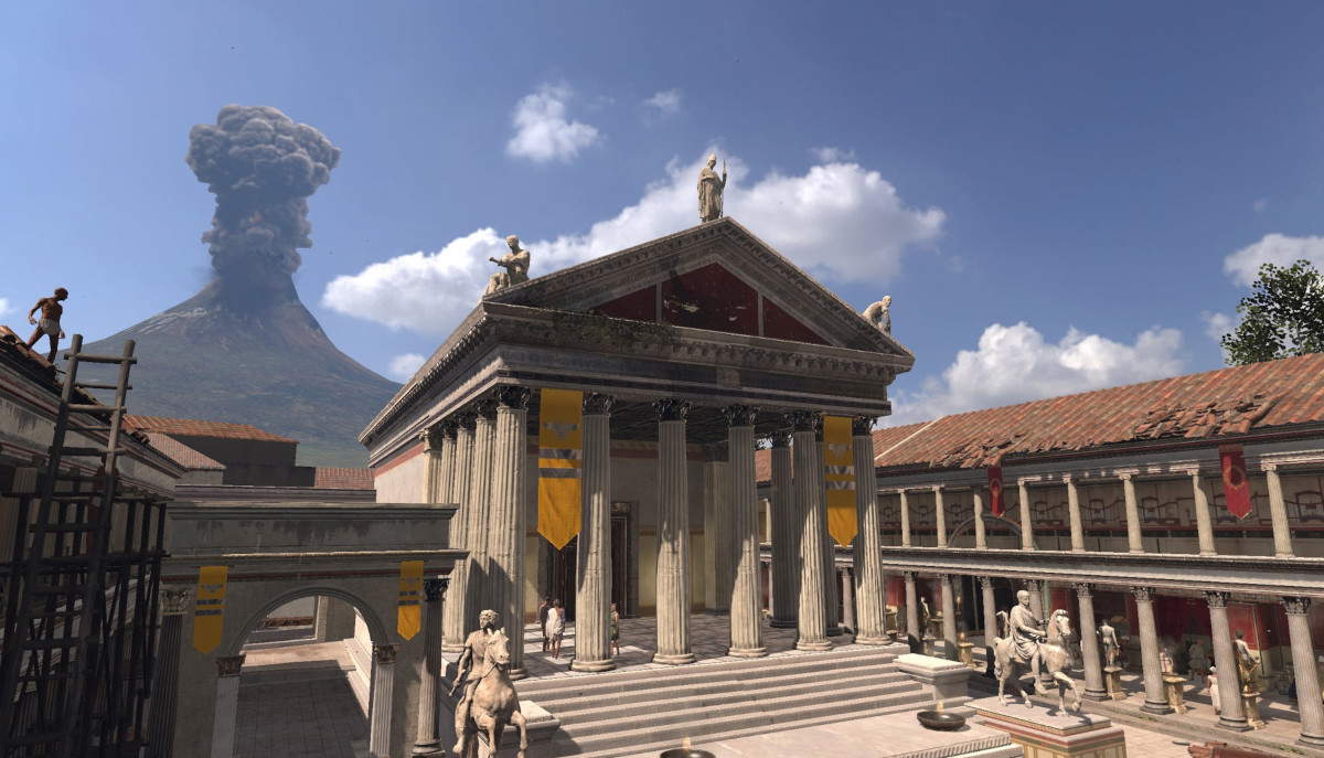 App „Portyl“, Forum. Foto: Archäologischer Park von Pompeji