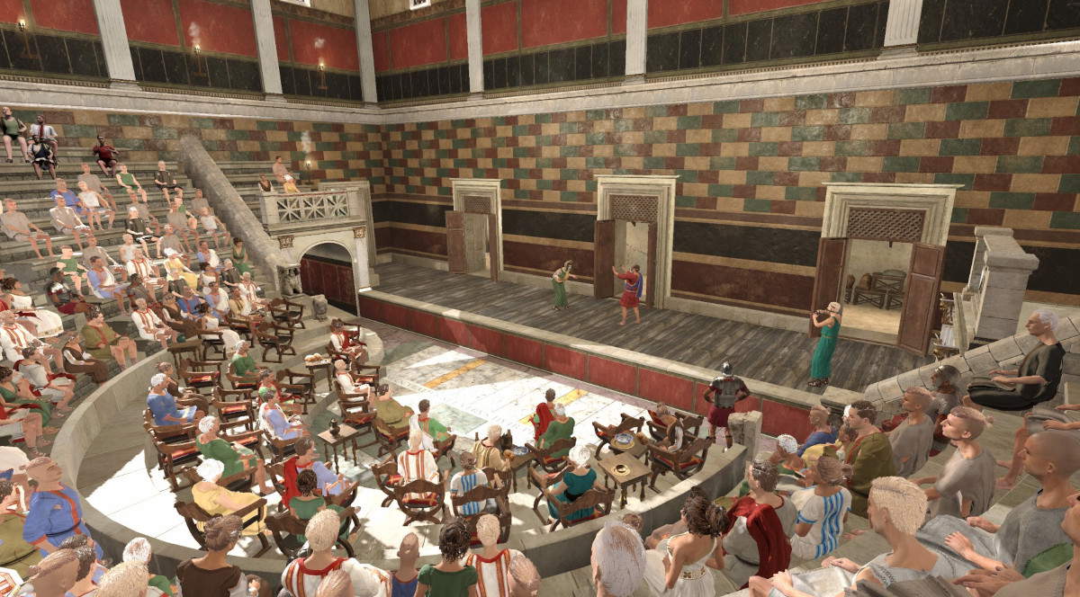 App „Portyl“, Odeon. Foto: Archäologischer Park von Pompeji