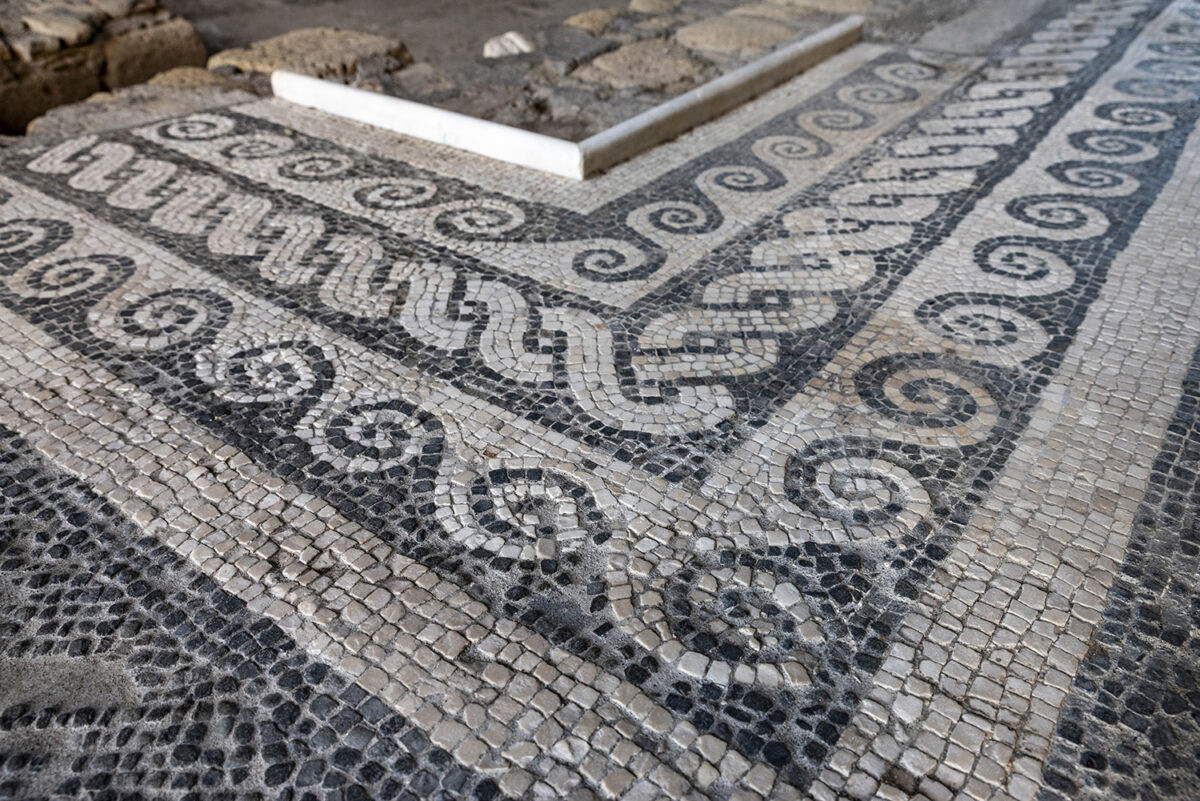 Ausschnitt aus einem Mosaik