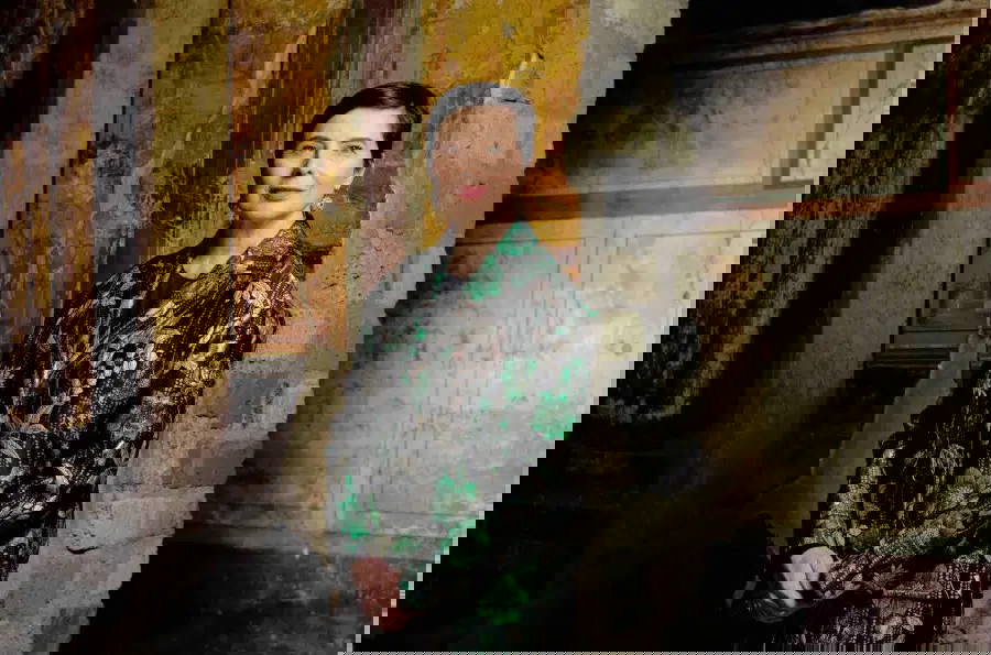 Isabella Rossellini nel docu-film Pompei. Eros e mito. Ph. Credit Daniele Cruciani