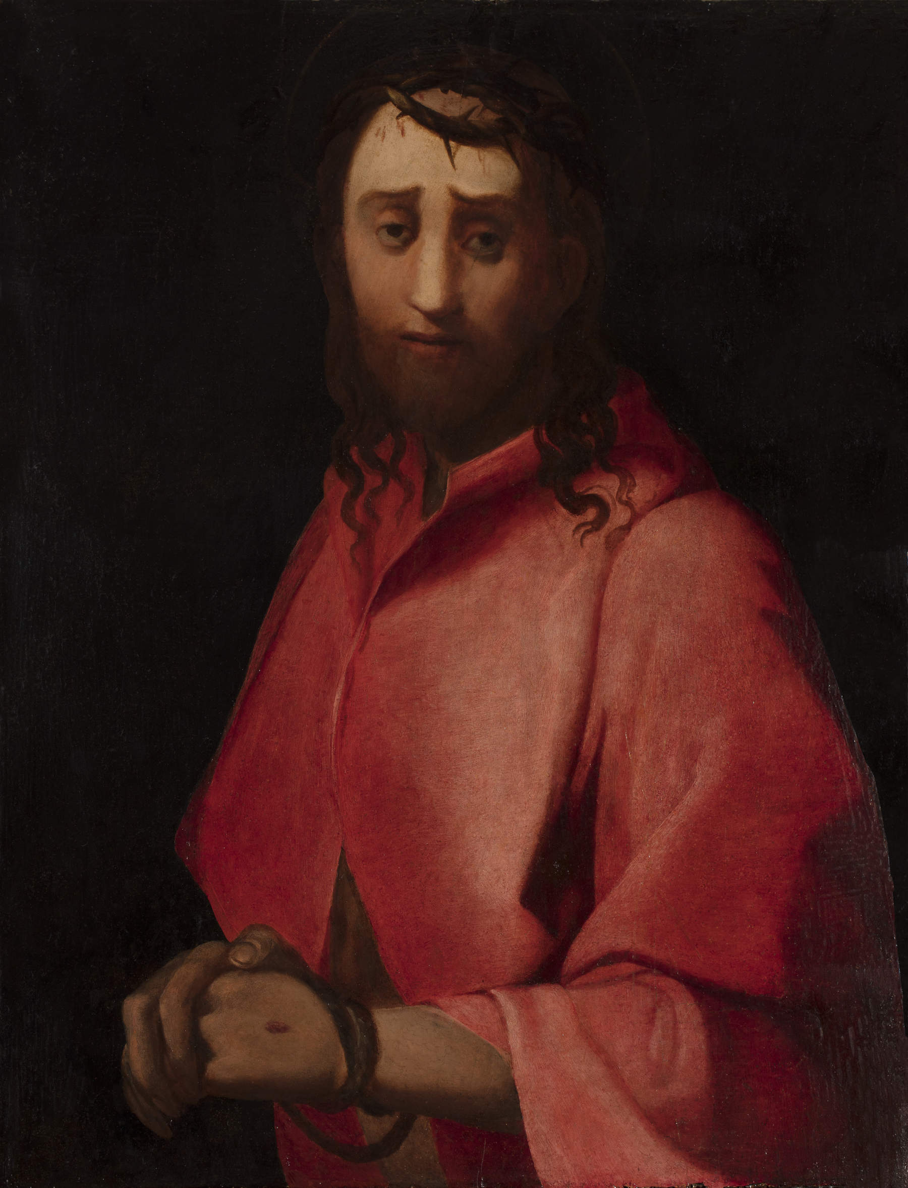 Jacopo Pontormo, *Vir Dolorum* after restoration (1530). Photo: &copy; Giammarco Cappuzzo Fine Art