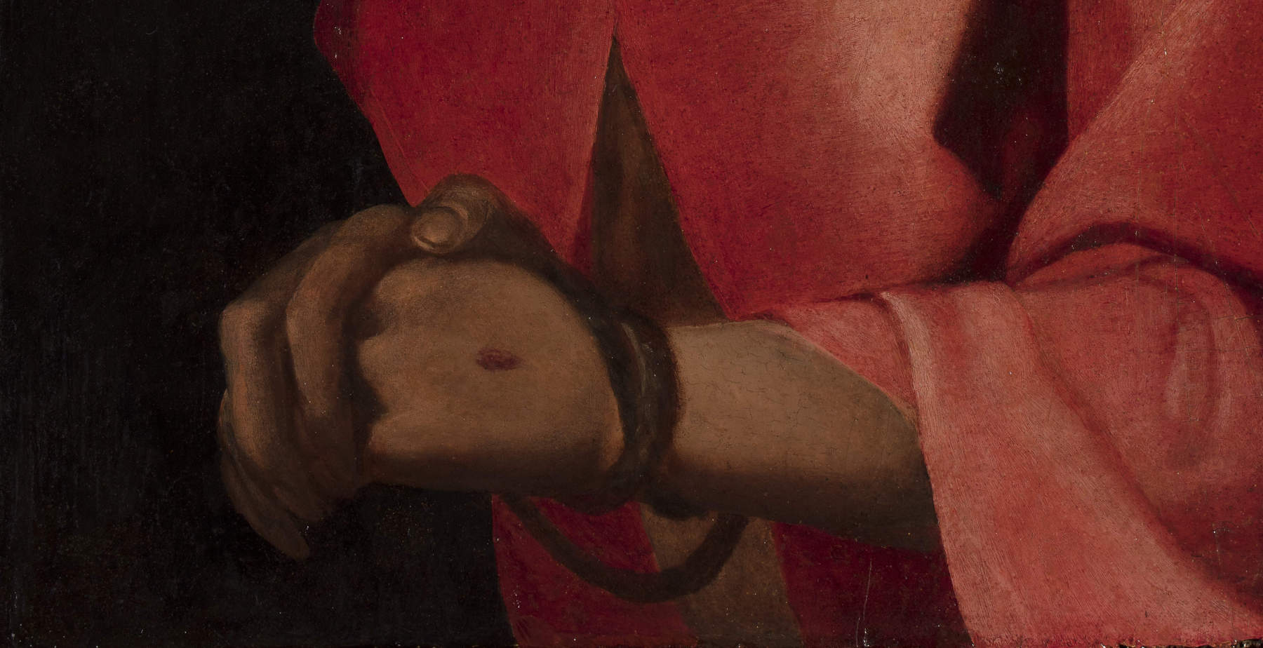 Jacopo Pontormo, *Vir Dolorum* after restoration (1530). Photo: &copy; Giammarco Cappuzzo Fine Art