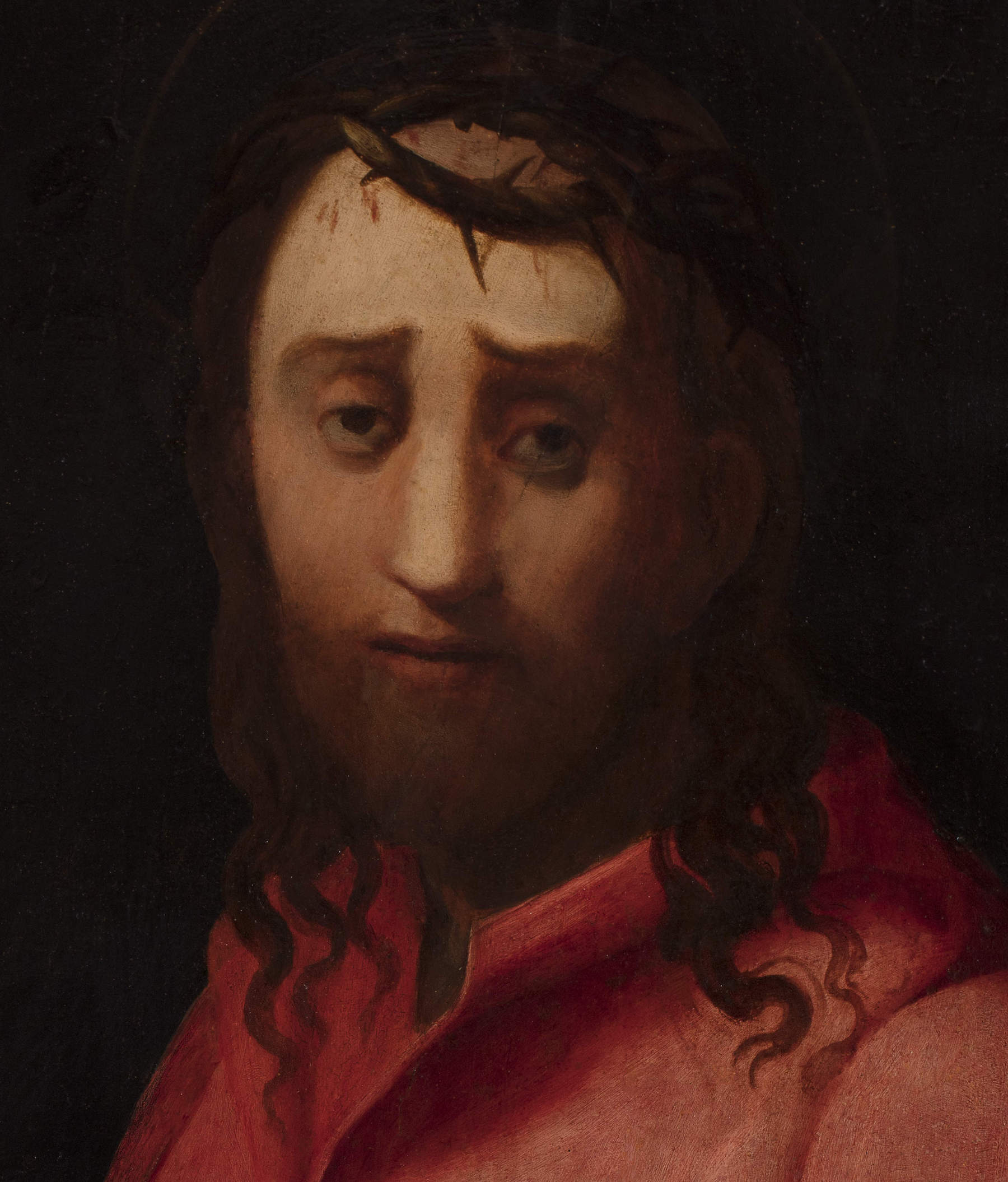 Jacopo Pontormo, *Vir Dolorum* after restoration (1530). Photo: &copy; Giammarco Cappuzzo Fine Art