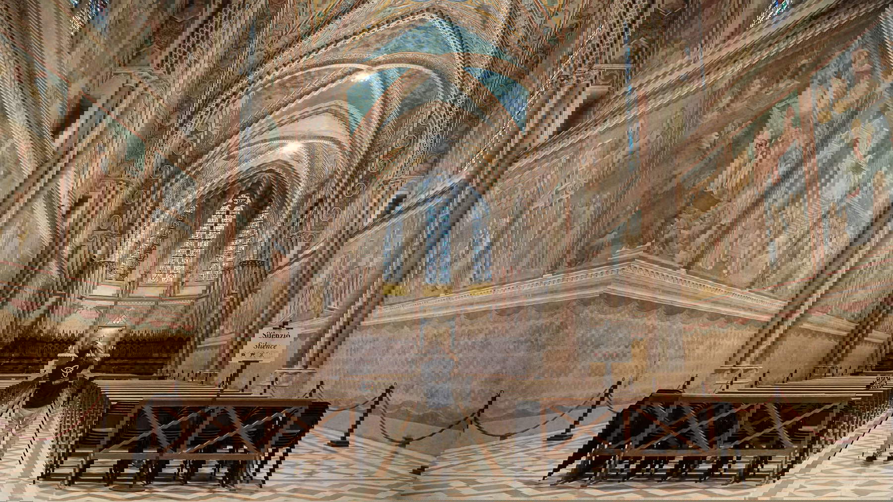 Basilica of St. Francis of Assisi, Upper Church, digitization campaign by Haltadefinizione. Photo: Haltadefinizione