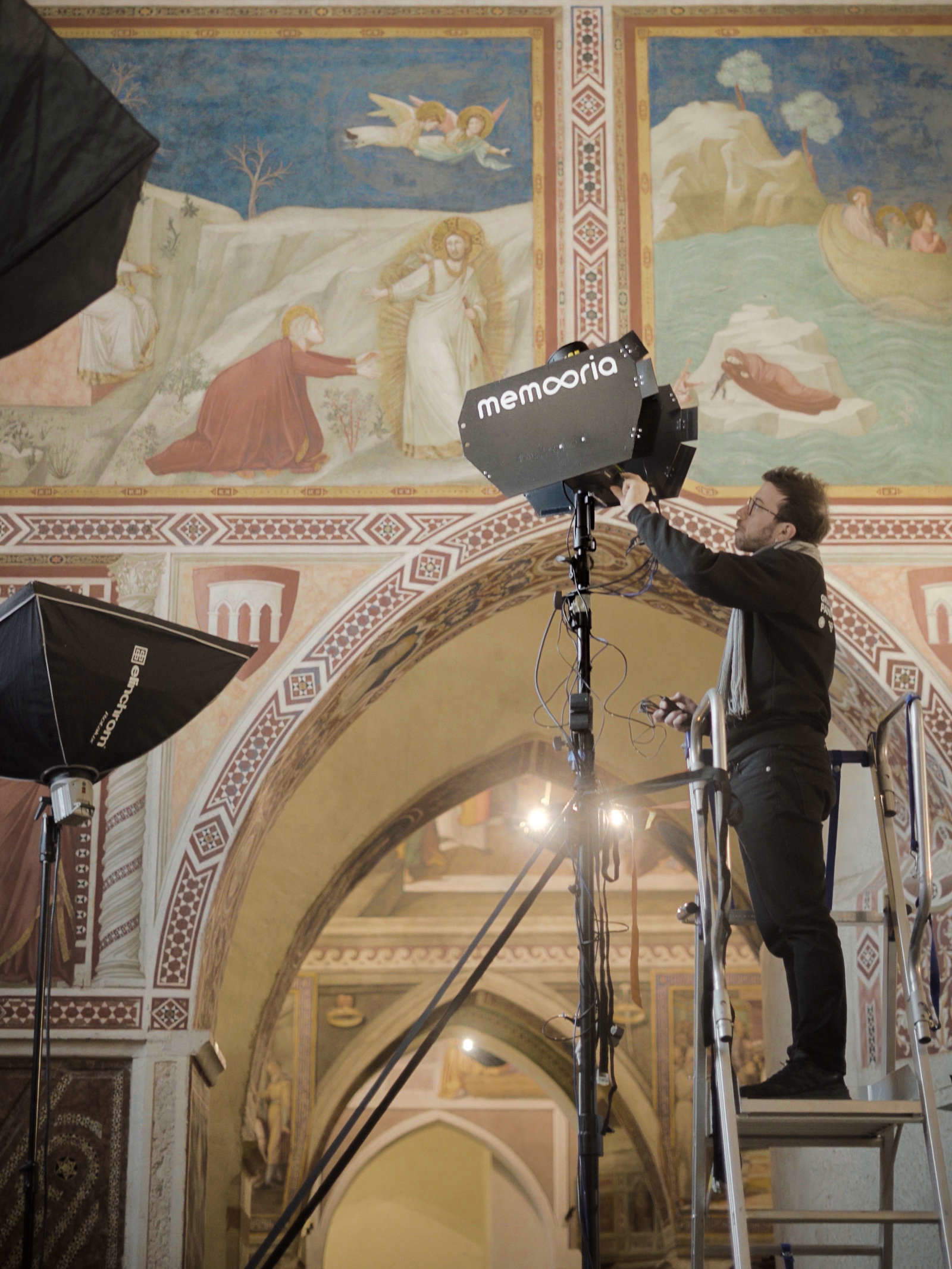 Basilica of St. Francis of Assisi, Upper Church, digitization campaign by Haltadefinizione. Photo: Haltadefinizione