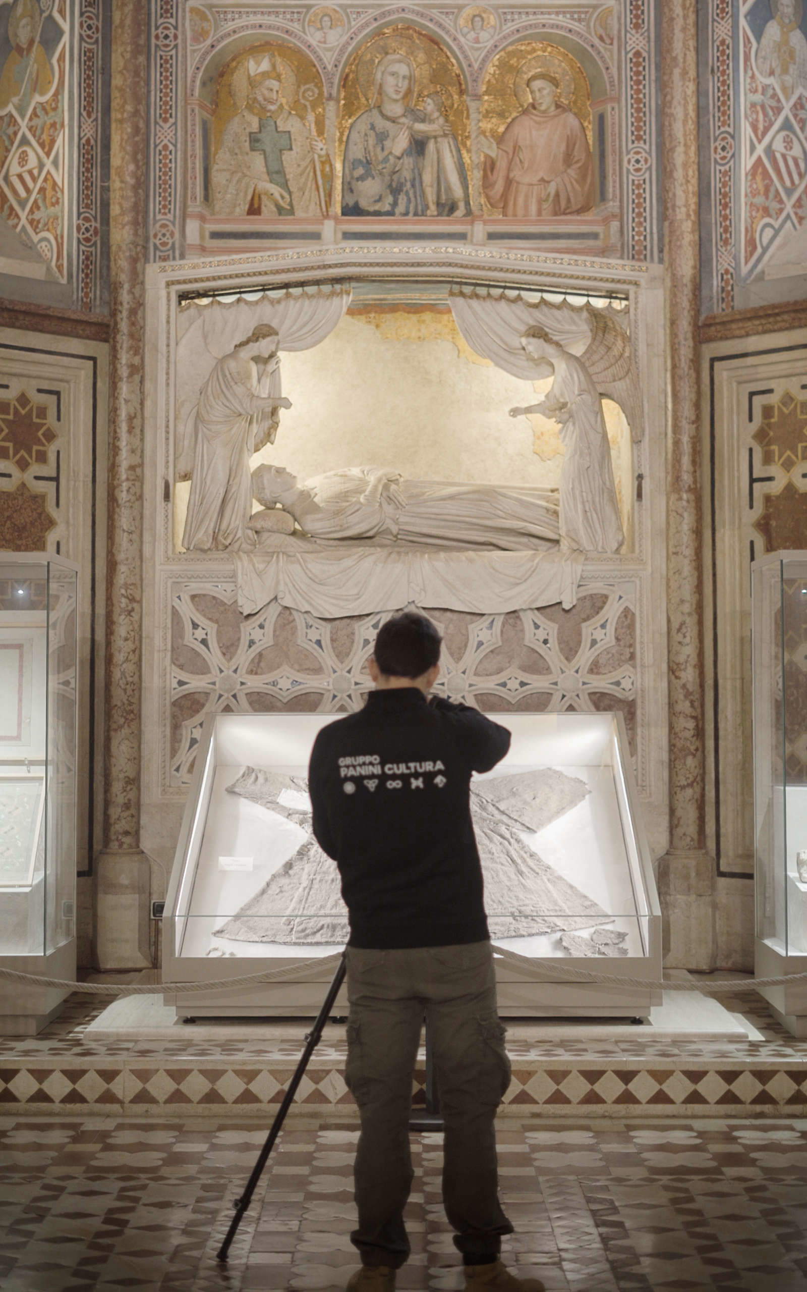 Basilica of St. Francis of Assisi, lower church, digitization campaign by Haltadefinizione. Photo: Haltadefinizione