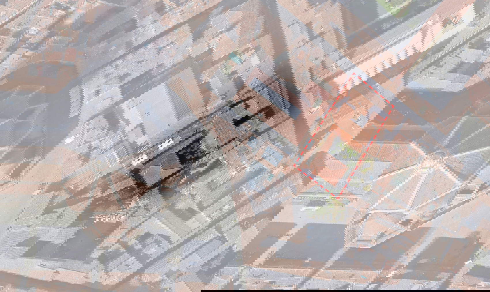 Top view of the Opera del Duomo Museum extension area and rendering of the second floor. Courtesy of the Opera di Santa del Fiore/Guicciardini &amp; Magni Architetti.