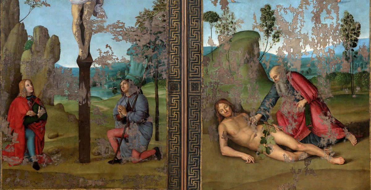 Raffael, außergewöhnliche Entdeckung: Zeichnung des Dreifaltigkeitsbanners taucht nach Restaurierung wieder auf