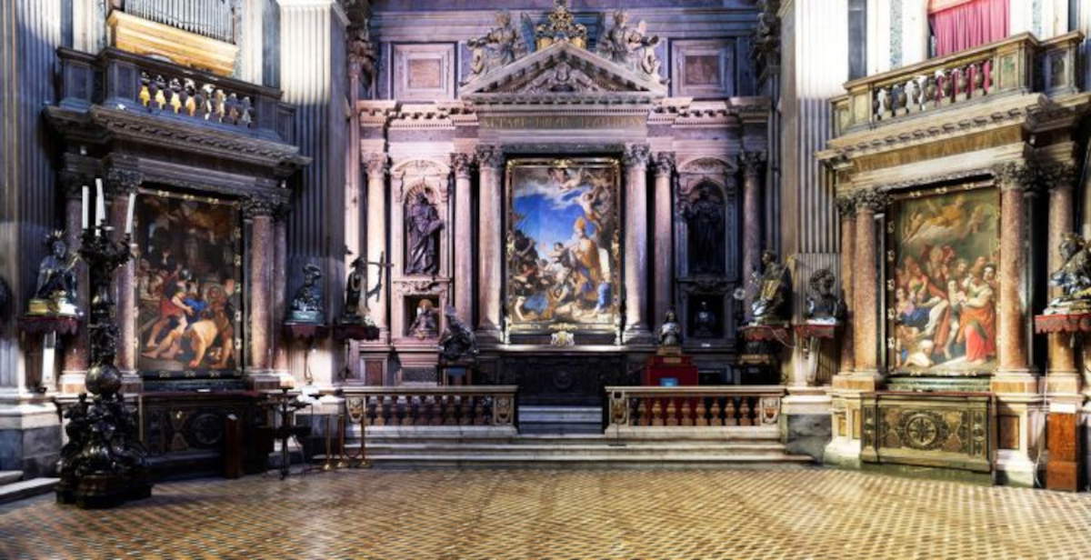 Neapel: Der Boden des Fanzago in der Kapelle des Heiligen Januarius wurde restauriert