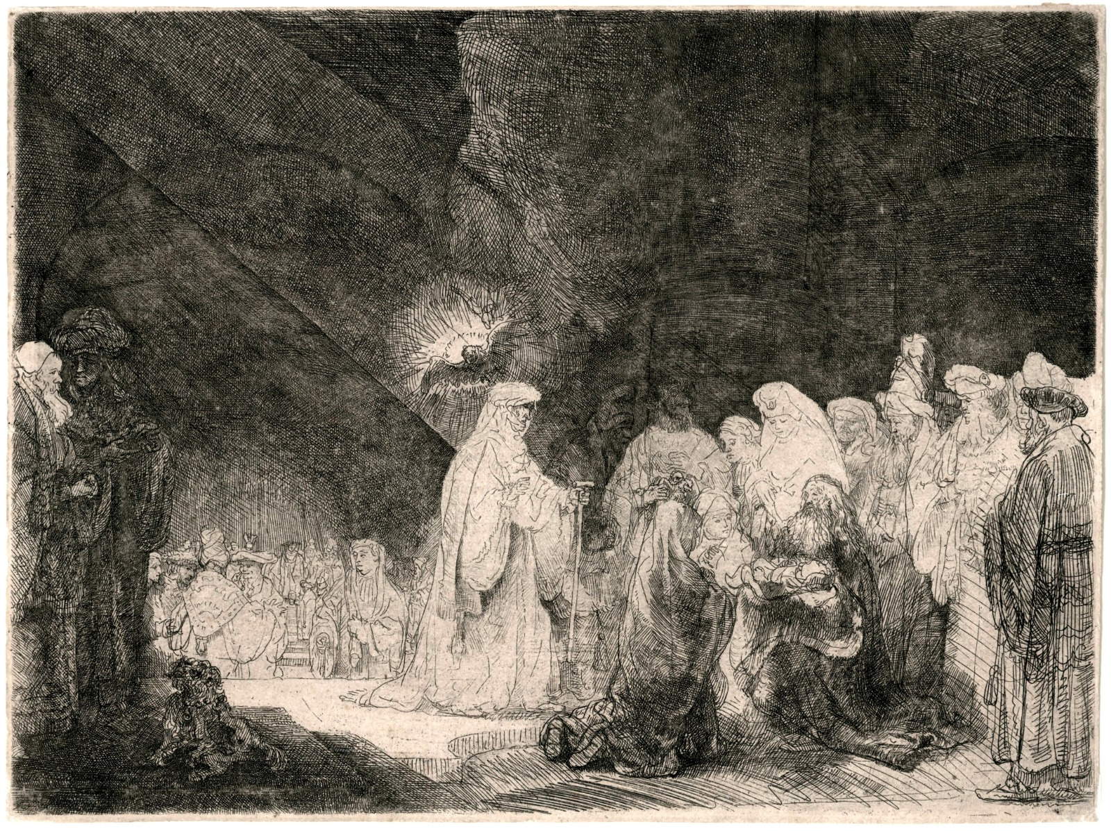 Rembrandt, Inno di preghiera di Simeone