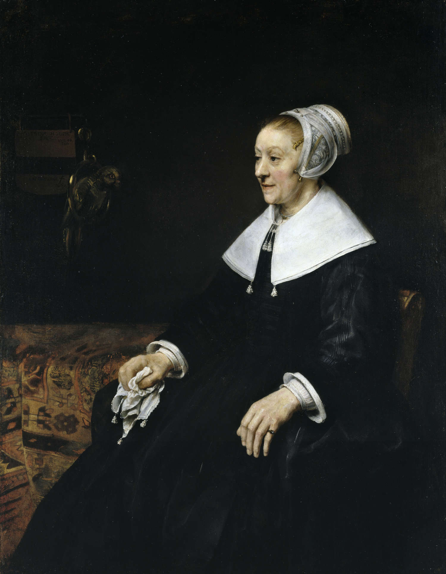 Rembrandt, Portrait of Catrina Hoogshaet (1657; oil on canvas, 126 x 98.5 cm; private collection)