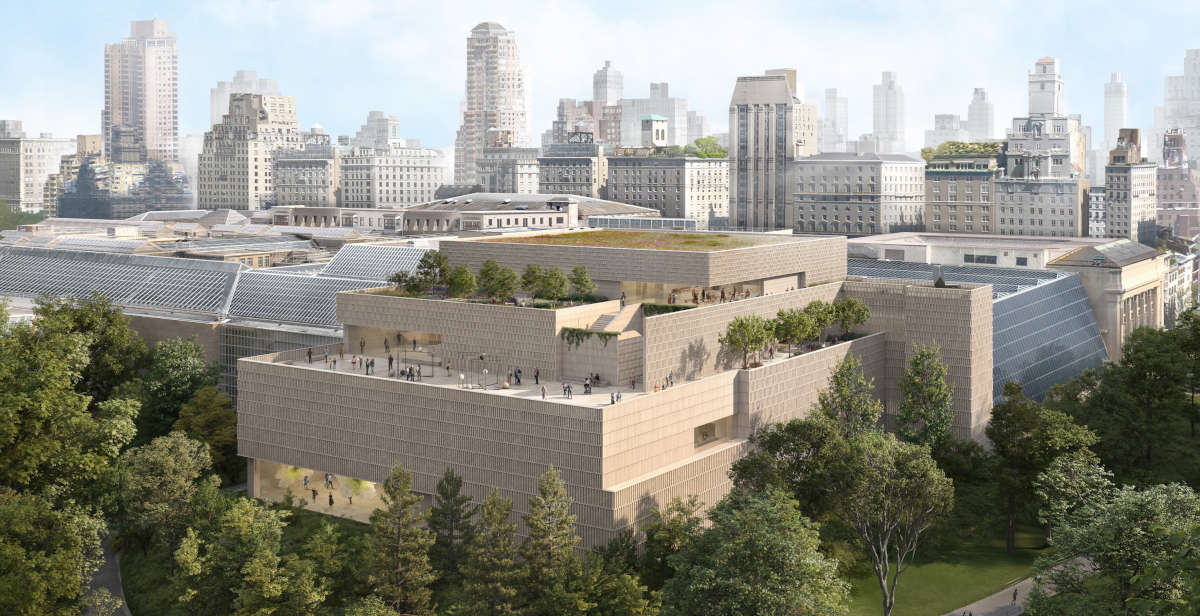 纽约大都会艺术博物馆启动了新建现代艺术展馆的施工工作